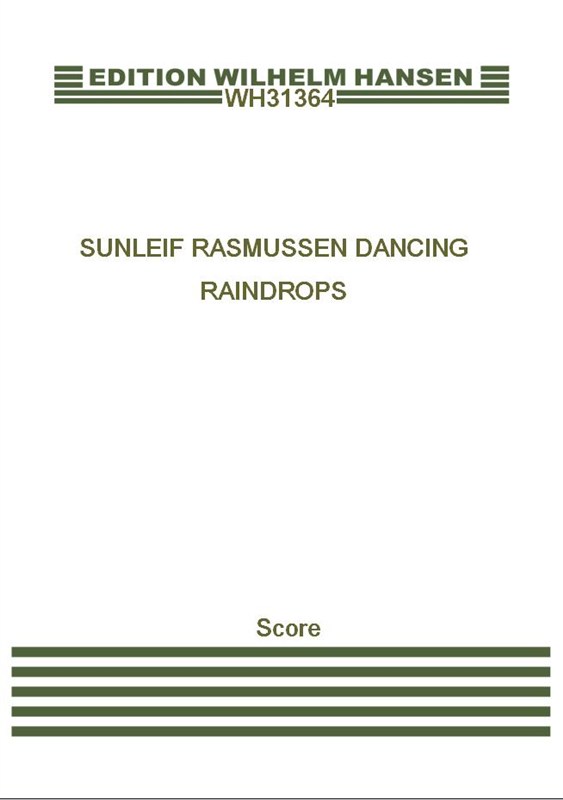 Sunleif Rasmussen: Dancing Raindrops: Chamber Ensemble: Score