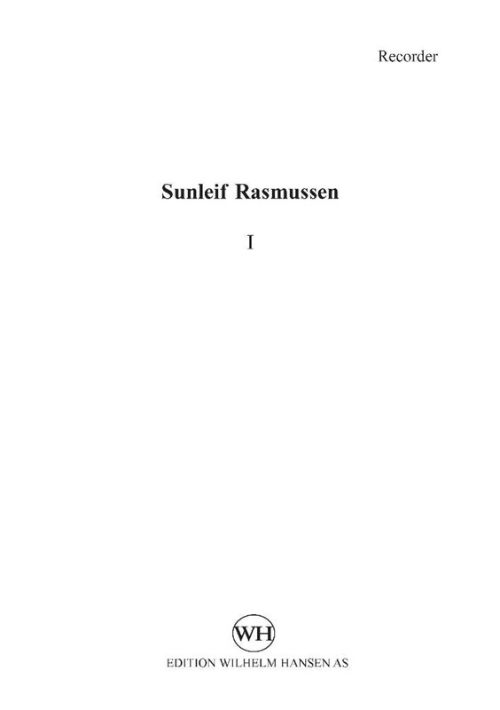 Sunleif Rasmussen: I: Vocal: Part