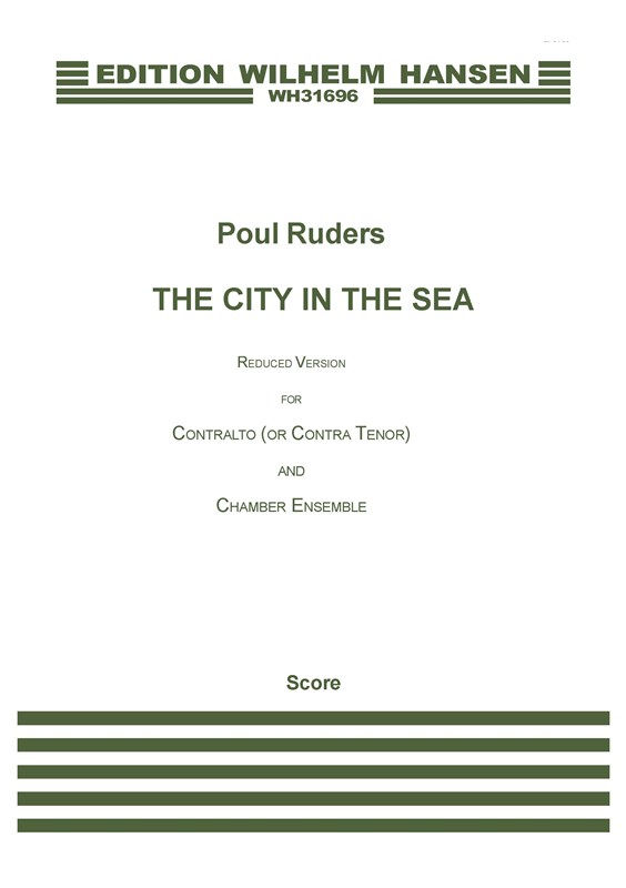 Poul Ruders Edgar Allan Poe: The City In The Sea: Countertenor: Score