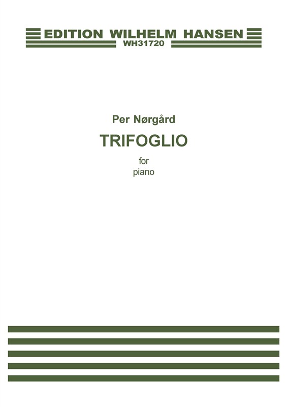 Per Nørgård: Trifoglio Op. 7: Piano: Instrumental Work