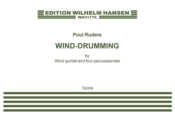 Poul Ruders: Wind-Drumming: Orchestra: Score