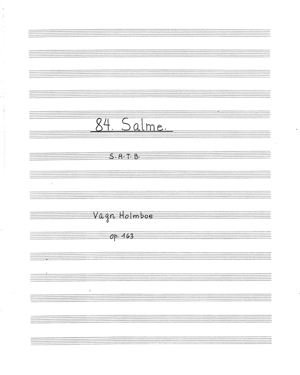 Vagn Holmboe: Polovetzian Dance And Chorus: SATB: Vocal Score