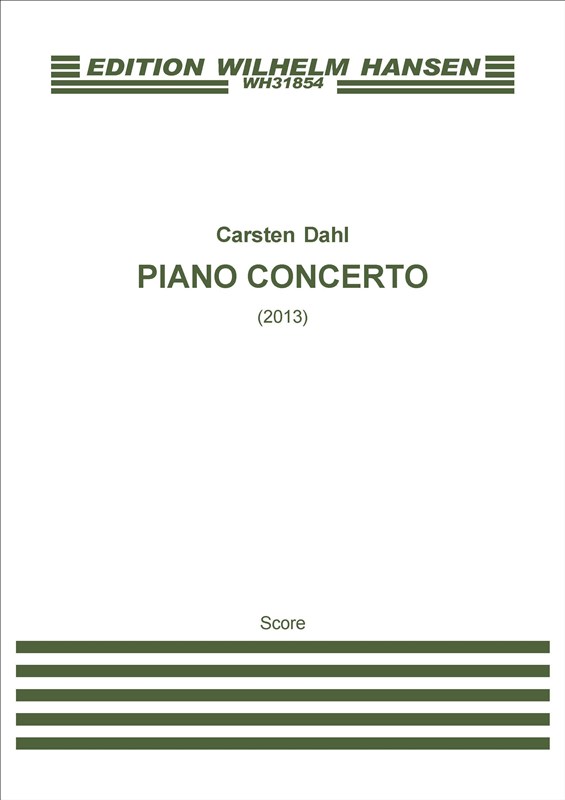 Carsten Dahl: Piano Concerto: Piano: Score