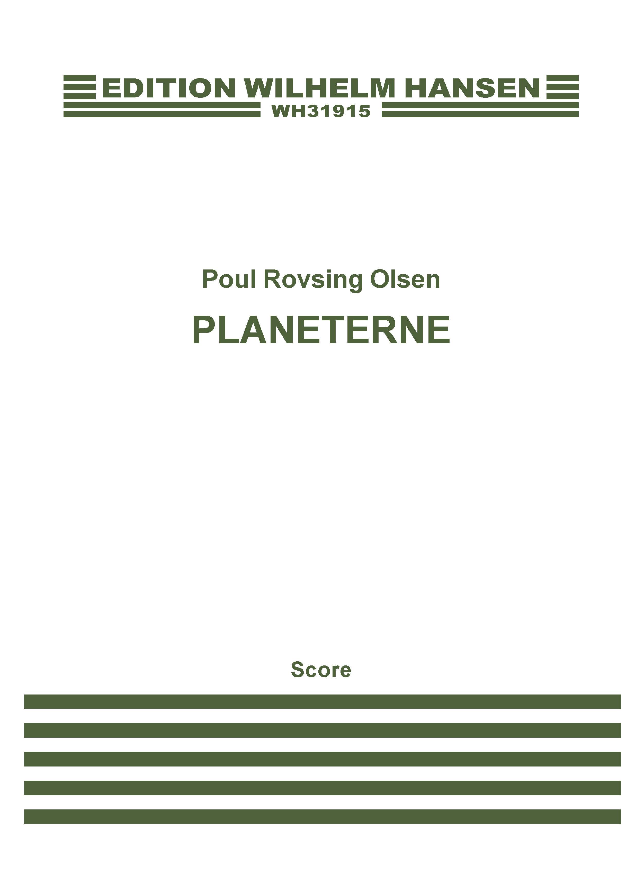 Poul Rovsing Olsen: Planeterne Op.80: Chamber Ensemble: Score