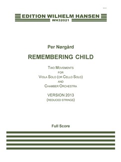 Per Nrgrd: Remembering Child - Version 2013: Viola: Score