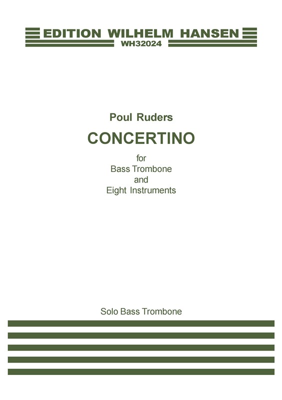 Poul Ruders: Concertino: Bass Trombone: Part