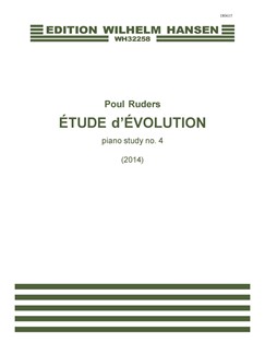 Poul Ruders: tude d'volution - Piano Study No.4: Piano: Instrumental Work