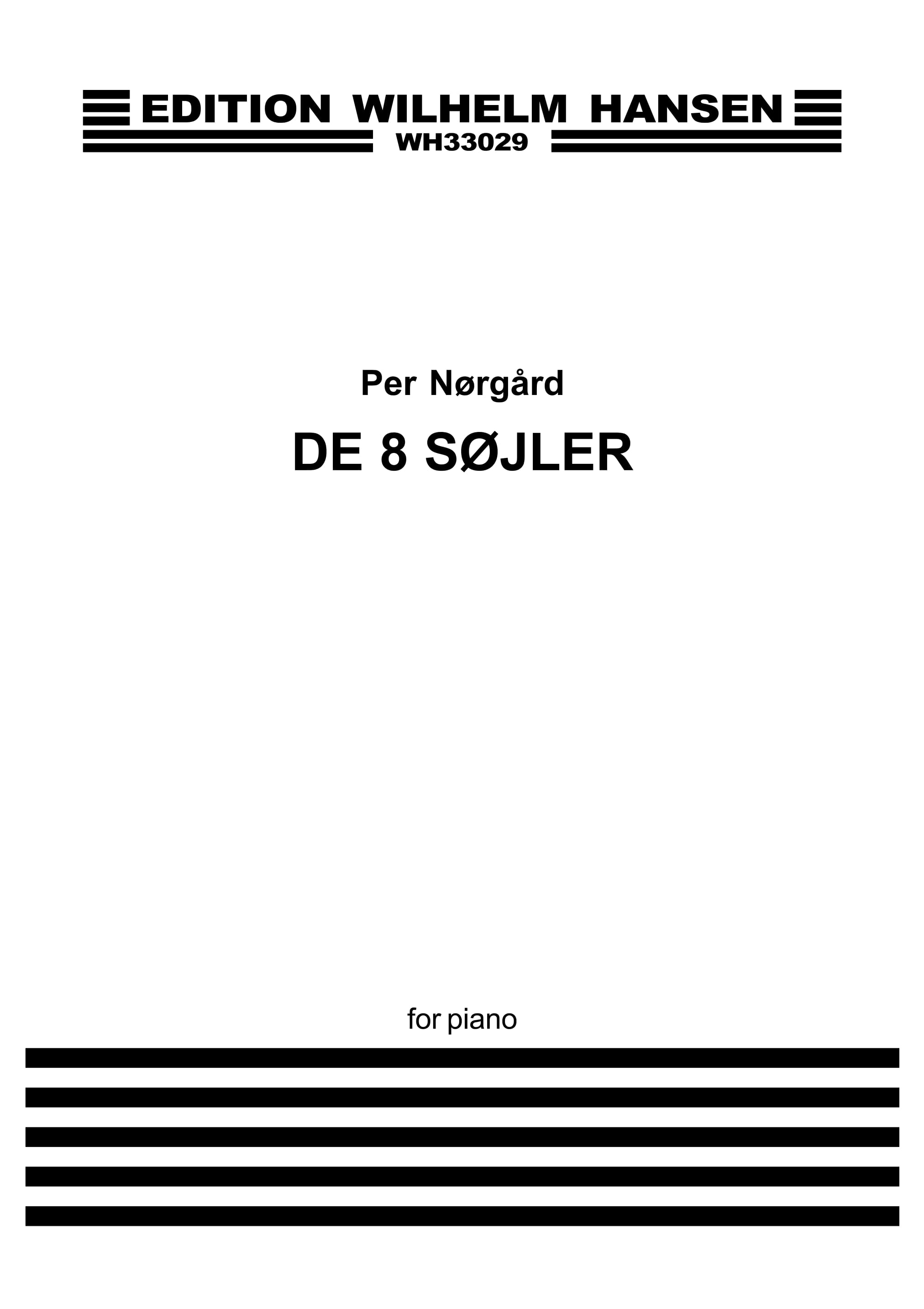 Per Nørgård: De 8 Søjler & Helle Fra 'Tritoner': Piano Duet: Instrumental Work
