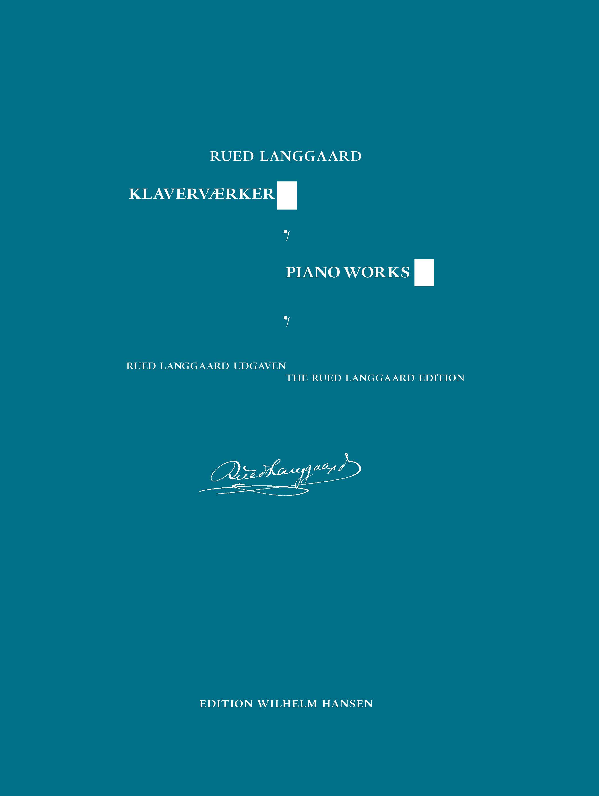 Rued Langgaard: Klaverv�rker I-3: Piano: Instrumental Album