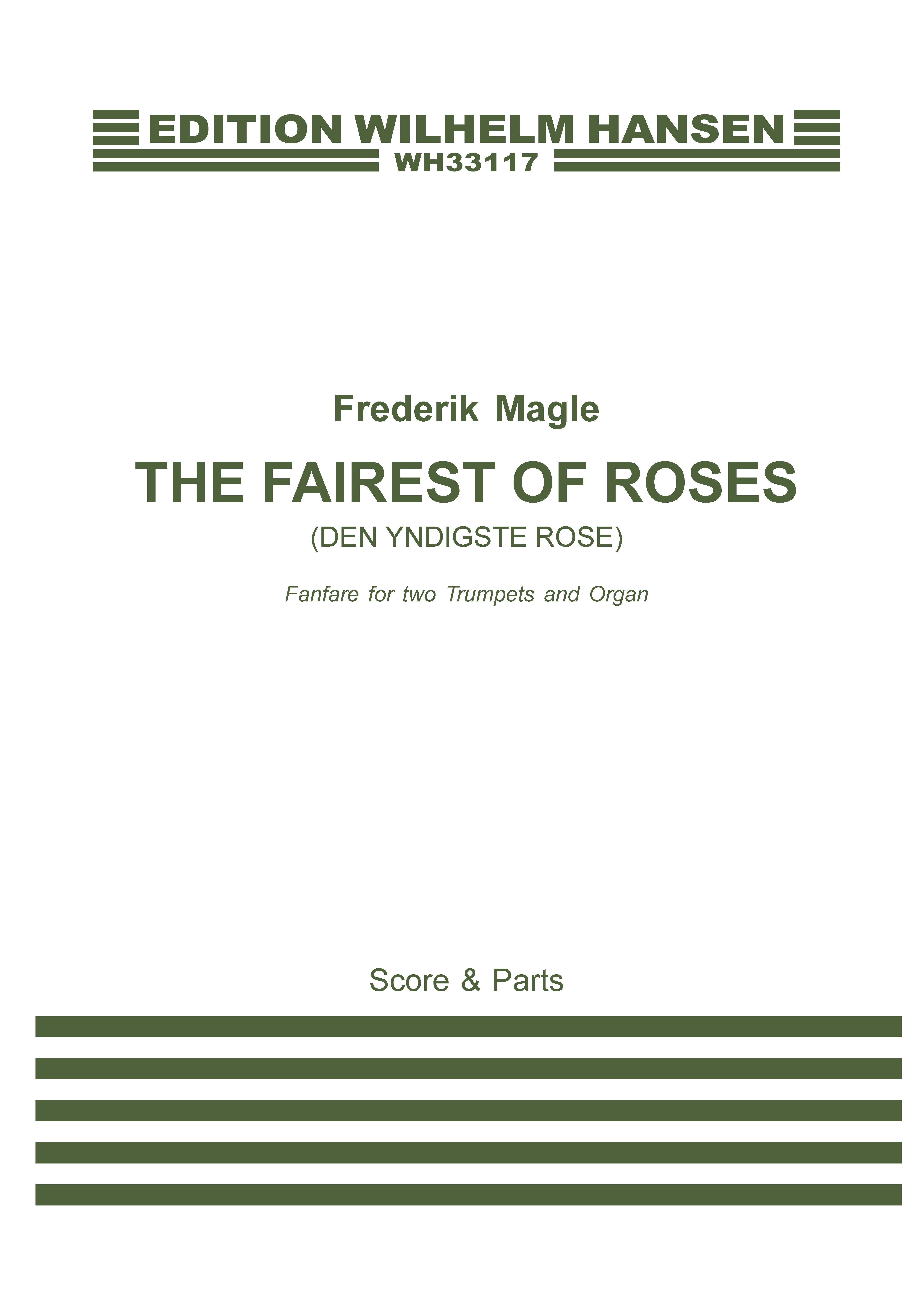 Frederik Magle: The Fairest of Roses: Trumpet Duet: Score and Parts