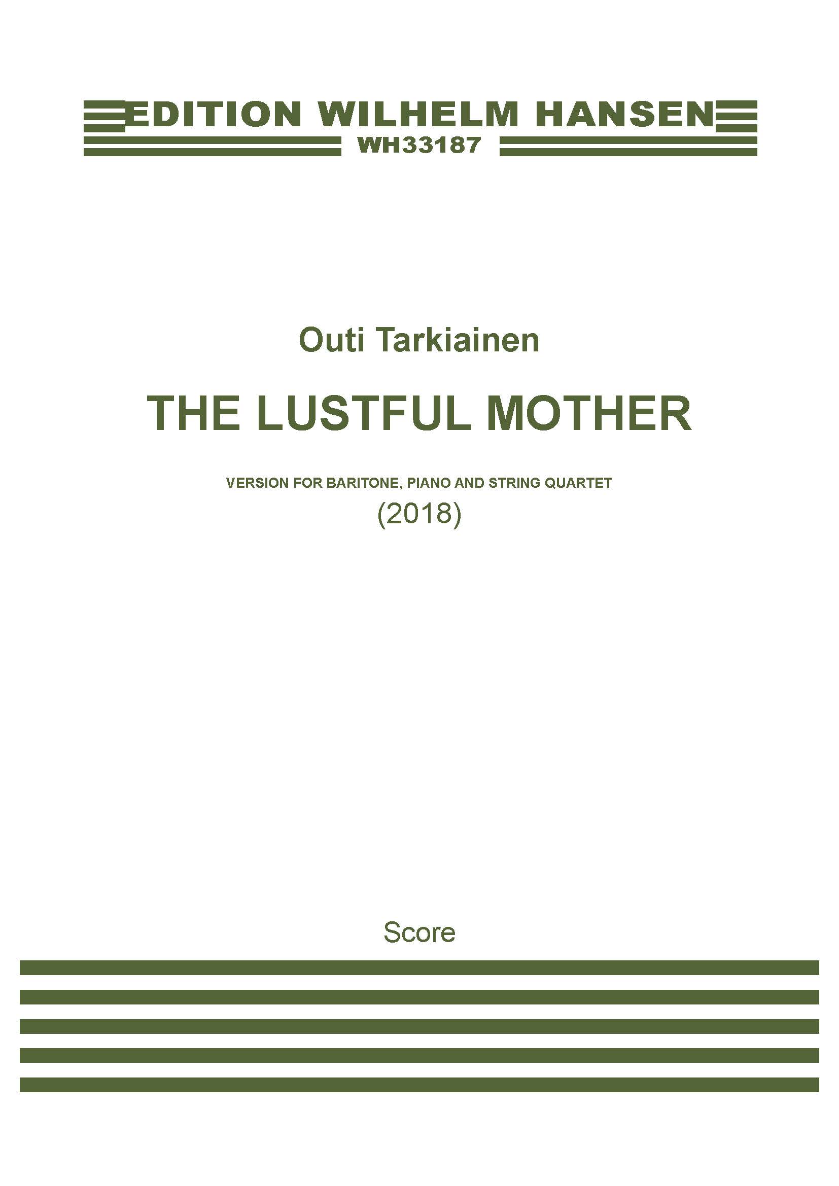 Outi Tarkiainen: The Lustful Mother: Chamber Ensemble: Score