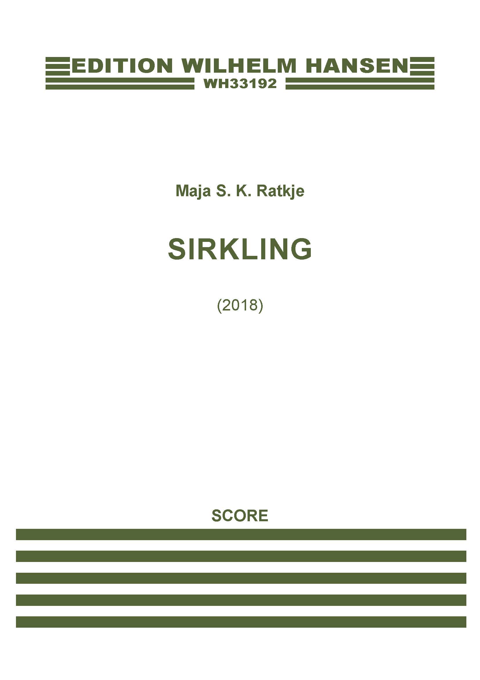 Maja S.K. Ratkje: Sirkling: SSAA: Vocal Score