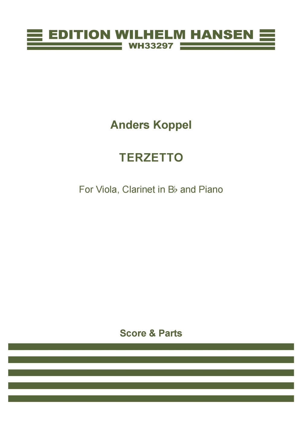 Anders Koppel: Terzetto: Chamber Ensemble: Score & Parts