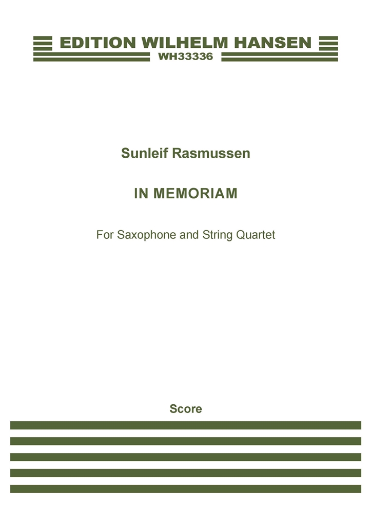 Sunleif Rasmussen: In Memoriam: String Ensemble: Instrumental Work
