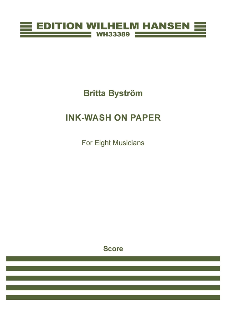britta Byström: Ink-Wash On Paper: Chamber Ensemble: Instrumental Work