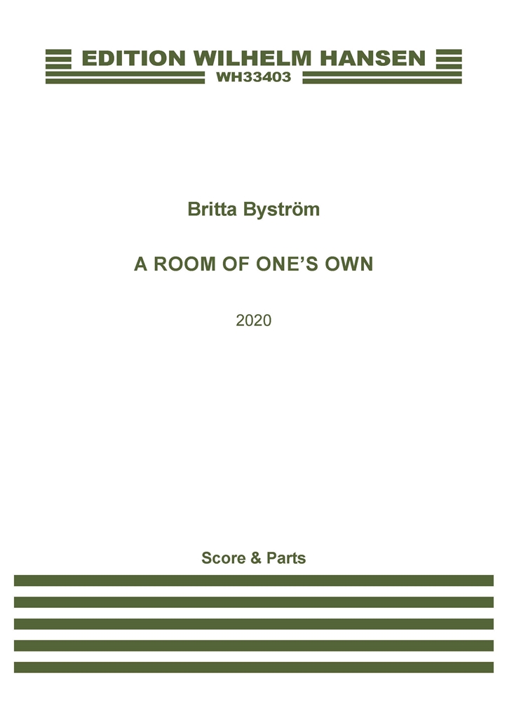 britta Bystrm: A Room Of One's Own: Chamber Ensemble: Instrumental Work