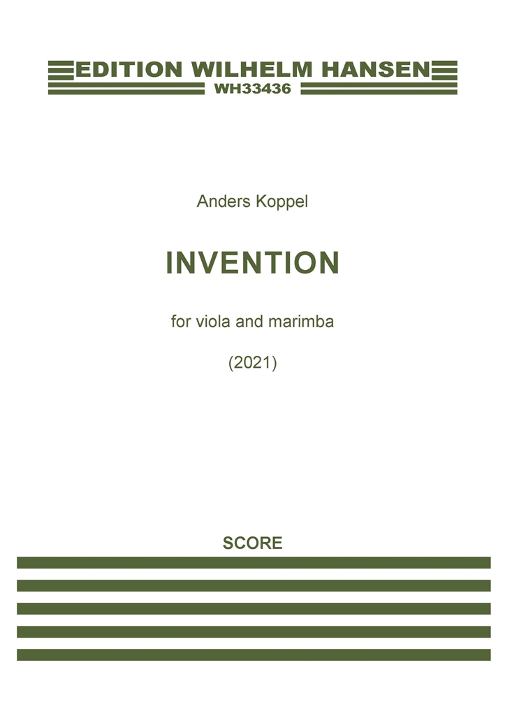 Anders Koppel: Invention For Viola And Marimba: Mixed Duet: Instrumental Work