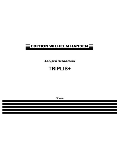 Asbjrn Schaathun: Triplis+: Mezzo-Soprano: Score