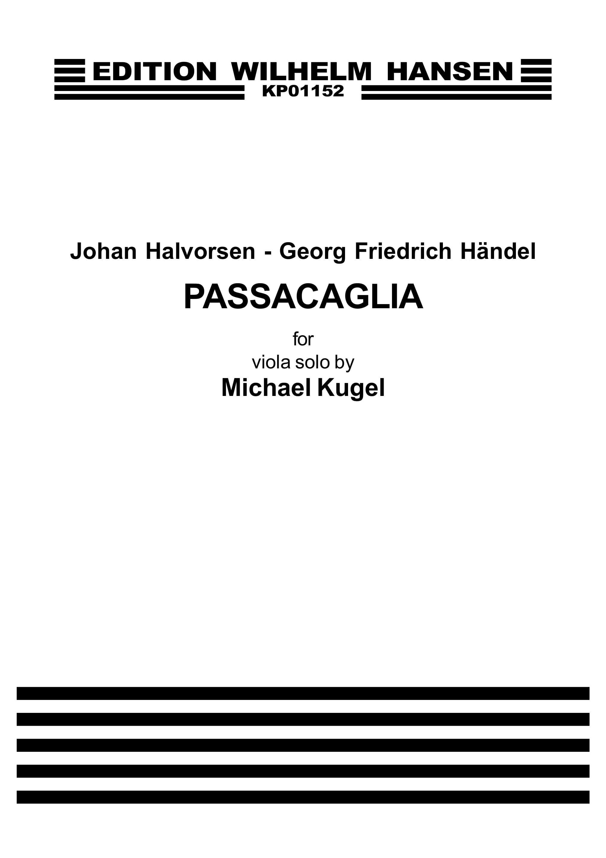 Johan Halvorsen: Passacaglia: Viola: Instrumental Work