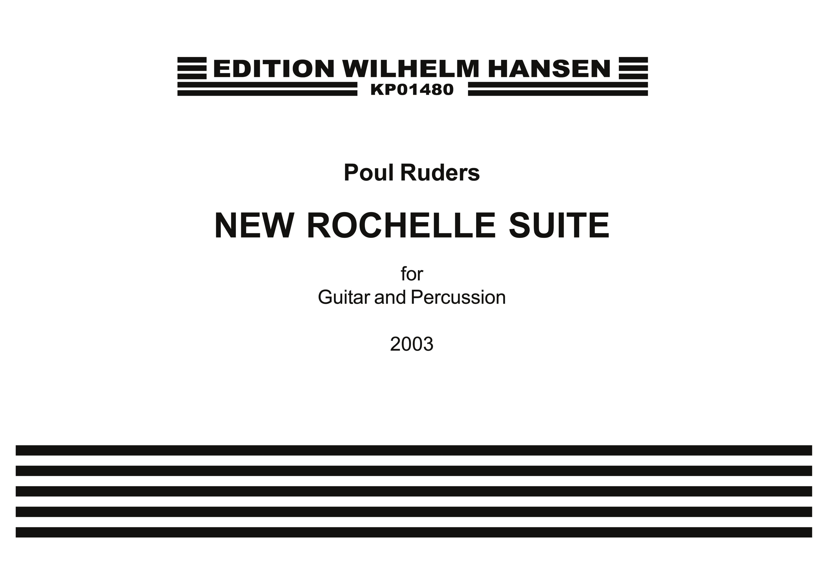 Poul Ruders: New Rochelle Suite: Guitar: Score
