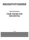 Hans Abrahamsen: Four Pieces For Orchestra: Orchestra: Score
