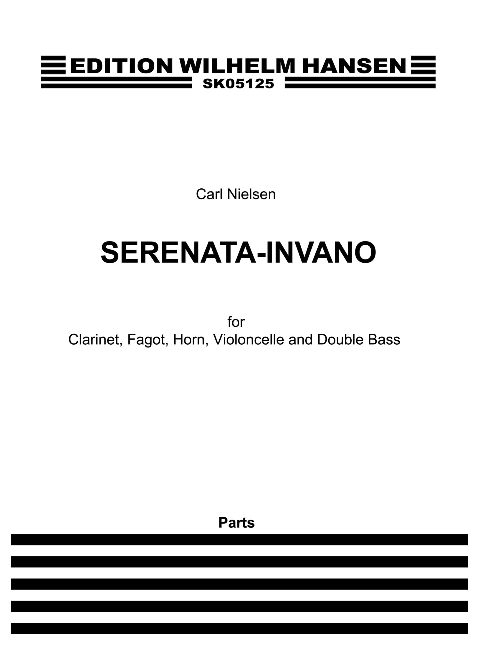 Carl Nielsen: Serenata-Invano: Chamber Ensemble: Parts