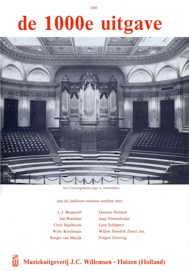 De 1000e uitgave: Organ: Instrumental Album