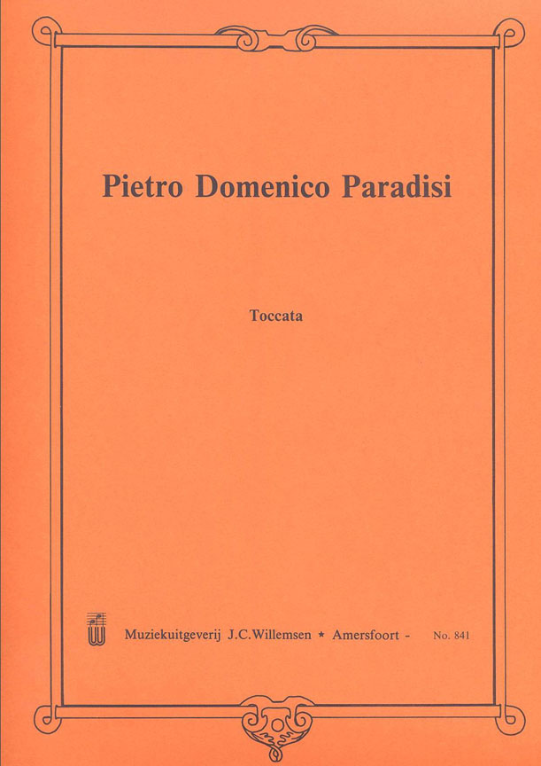 Pietro Domenico Paradisi: Toccata: Organ: Instrumental Album