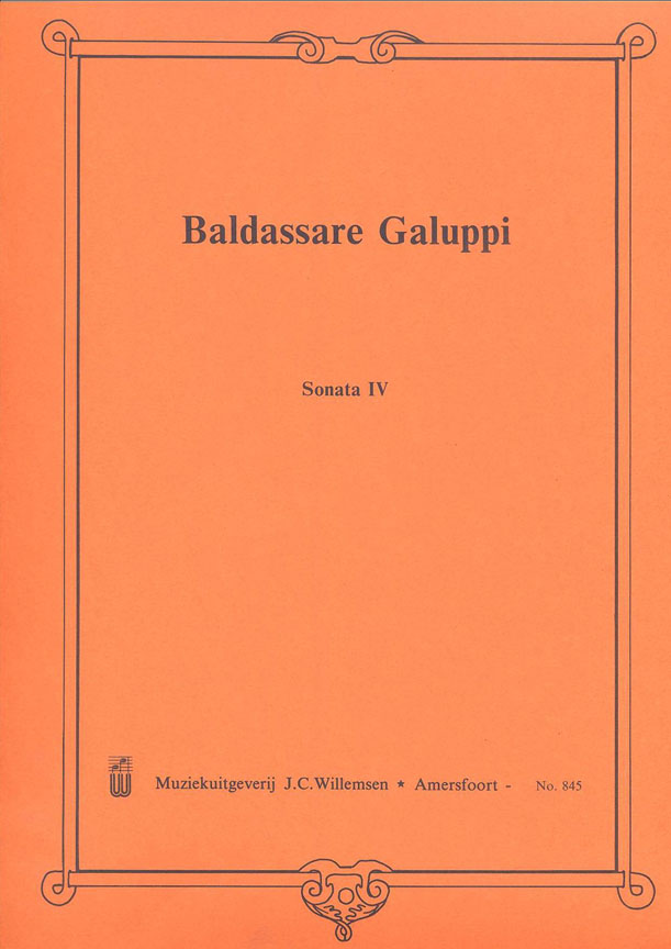 Baldassare Galuppi: Sonate 4 D: Organ: Instrumental Album