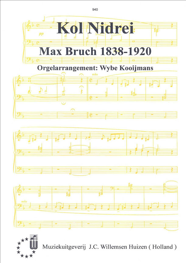 Bruch: Kol Nidrei Op. 47: Organ: Instrumental Album