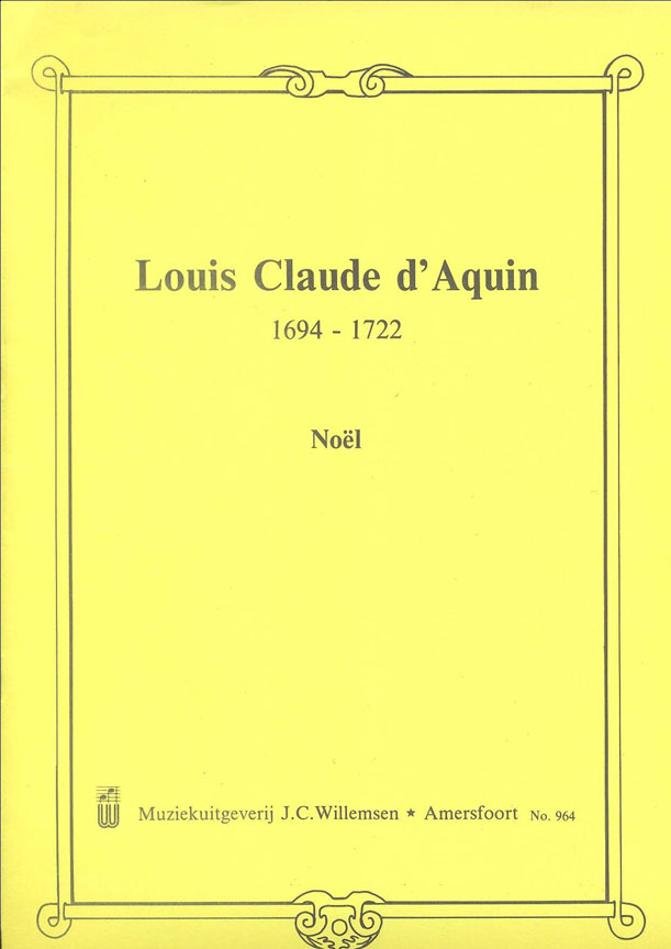 Louis-Claude Daquin: Noel Con Variationen: Organ: Instrumental Album