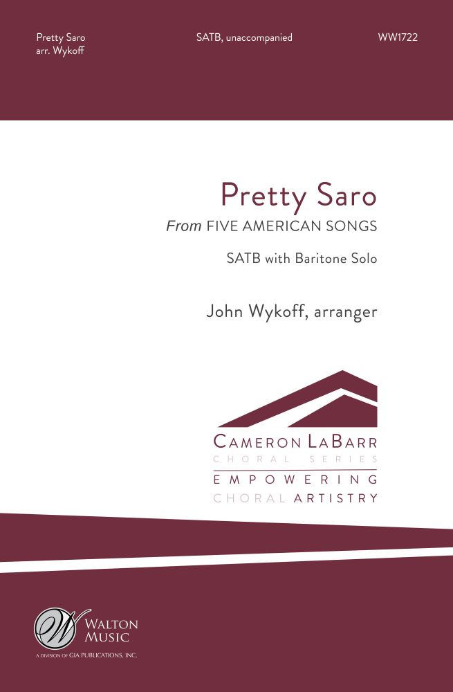 Pretty Saro: SATB: Vocal Score