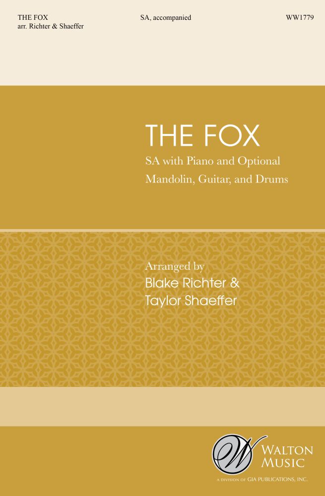 The Fox: SA: Vocal Score