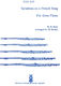 Johann Sebastian Bach: Variations On A French Song: Flute Ensemble: Instrumental