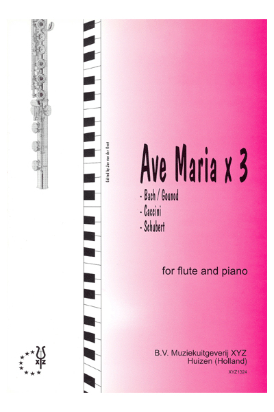 Johann Sebastian Bach: 3 Ave Marias: Flute: Instrumental Work