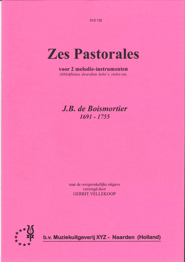 Joseph Bodin de Boismortier: 6 Pastorales: Mixed Duet: Instrumental Album