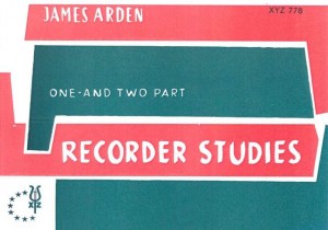 Arden: Recorder Studies 1-2: Descant Recorder: Score