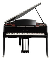 N3X Avant Grand Hybrid Piano - Polished Ebony: Piano