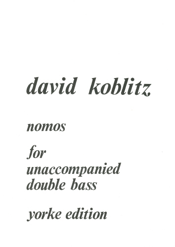 D. Koblitz: Nomos: Double Bass: Instrumental Album