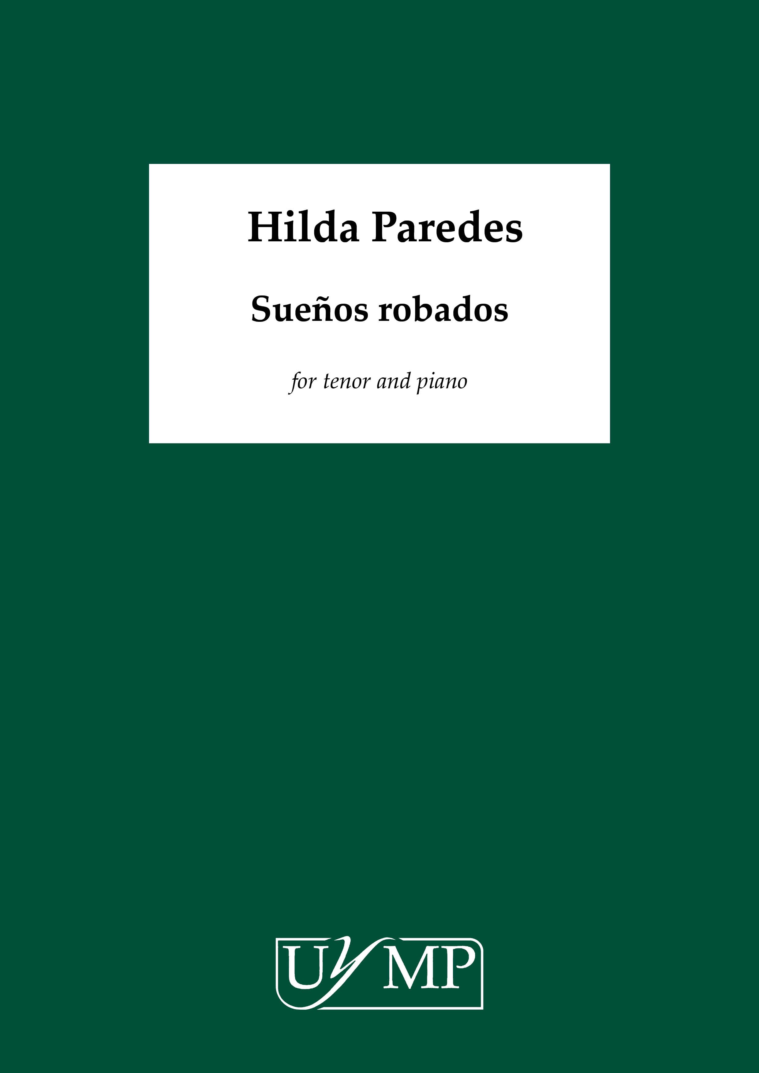 Hilda Paredes: Sueños Robados: Vocal: Vocal Score