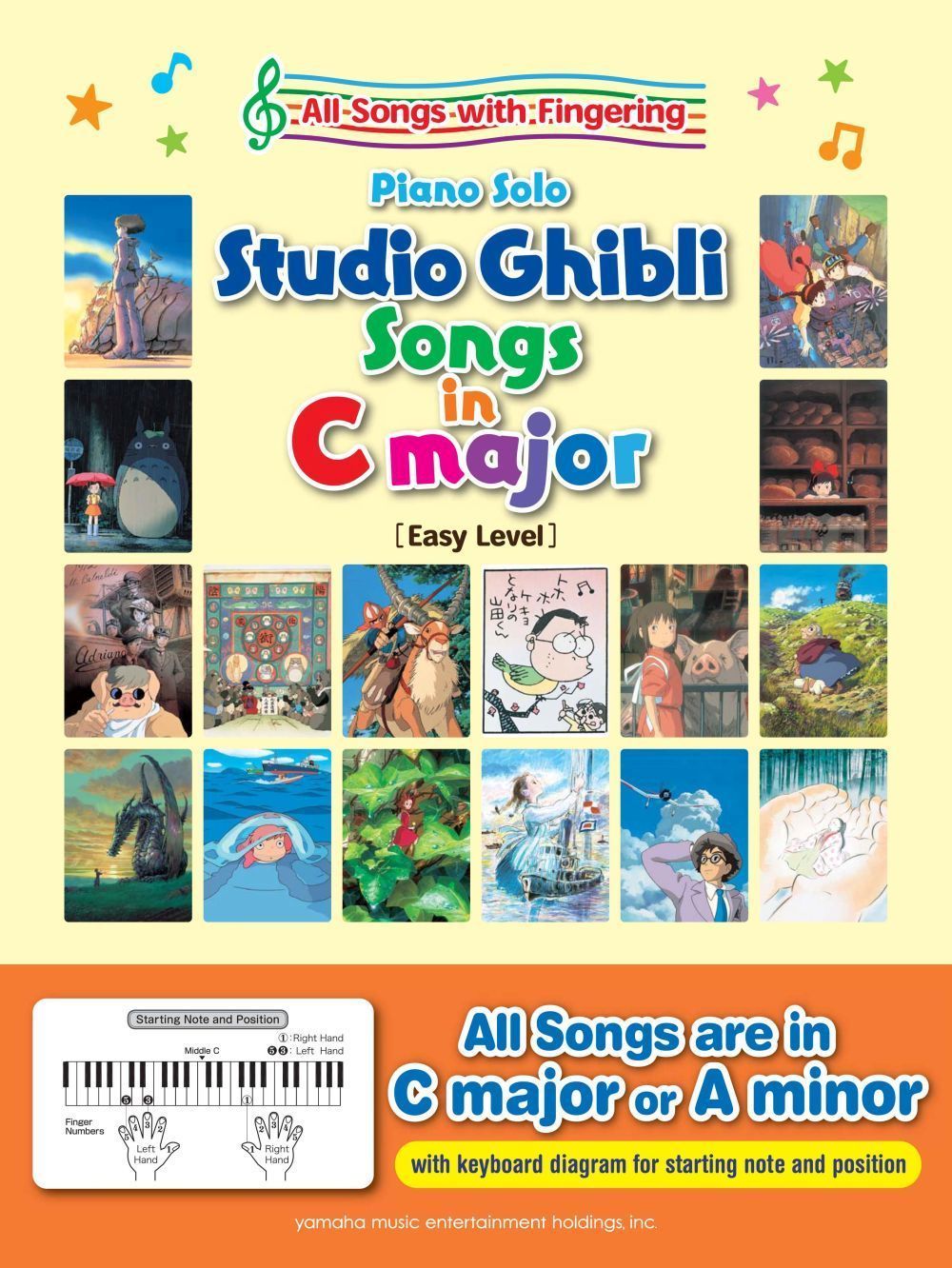 Studio Ghibli Songs in C Major/English: Piano: Instrumental Album
