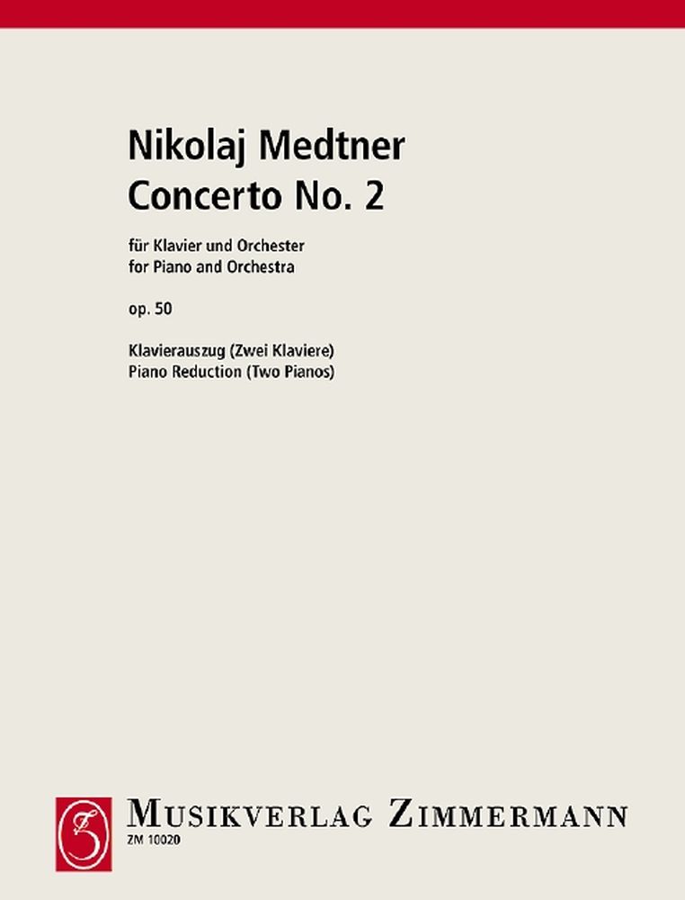 Nikolai Medtner: Zweites Klavierkonzert c-Moll op. 50: Piano Duet: Instrumental