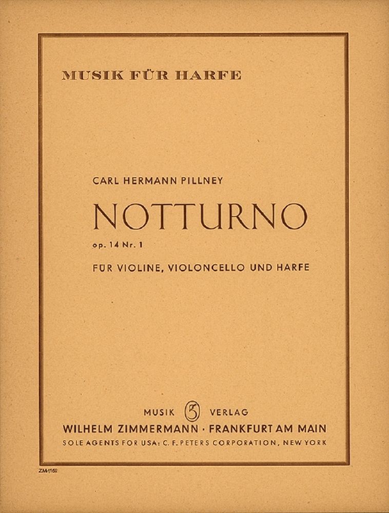 Karl Hermann Pillney: Notturno op. 14/1: Violin & Cello: Instrumental Work