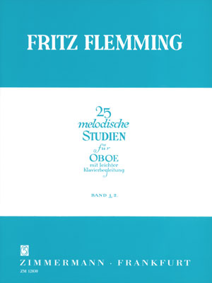 Fritz Flemming: Melodische Studien(25) 1: Oboe: Study