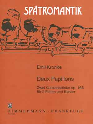 E. Kronke: Papillons(2) Op.165: Flute Duet: Instrumental Work