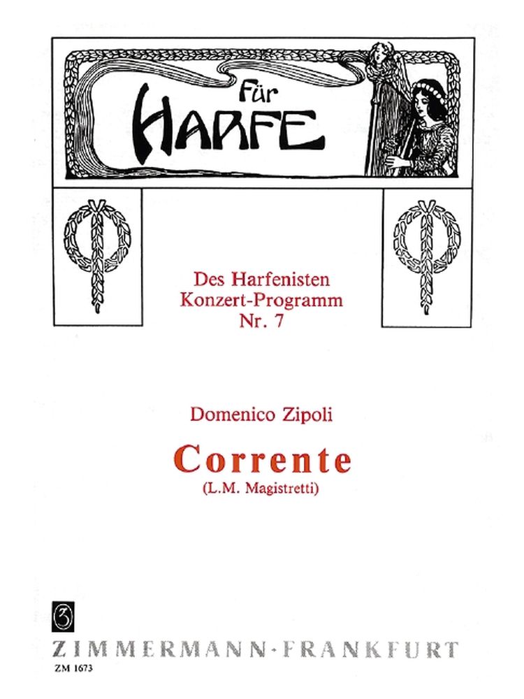 Domenico Zipoli: Corrente: Harp: Instrumental Work