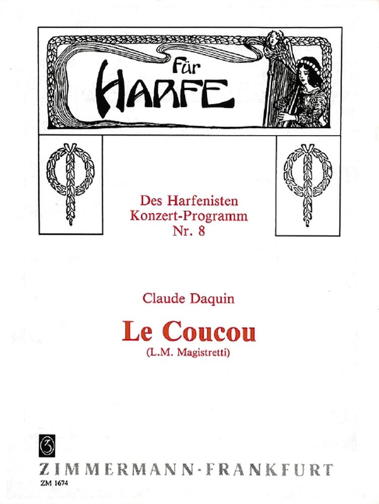 Louis-Claude Daquin: Le cou cou: Harp: Instrumental Work