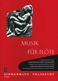 Carl Philipp Emanuel Bach: 6 Sonatas Wq 125-127  129  130  134: Flute: