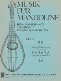 Giovanni Hoffmann: Sonata: Mandolin: Instrumental Work