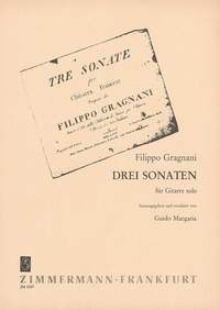 Filippo Gragnani: Drei Sonaten: Guitar: Instrumental Work